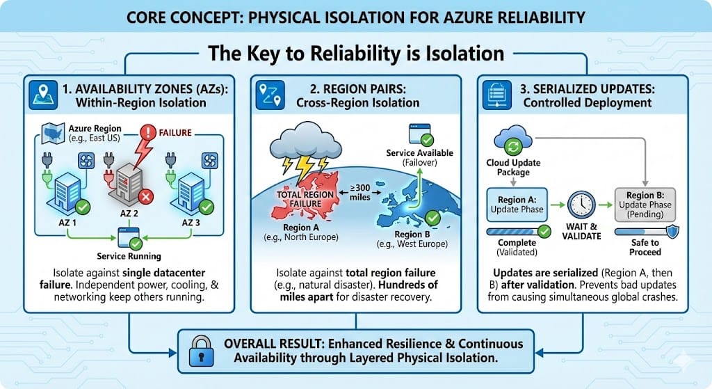 Azure Physical Isolation Infographic